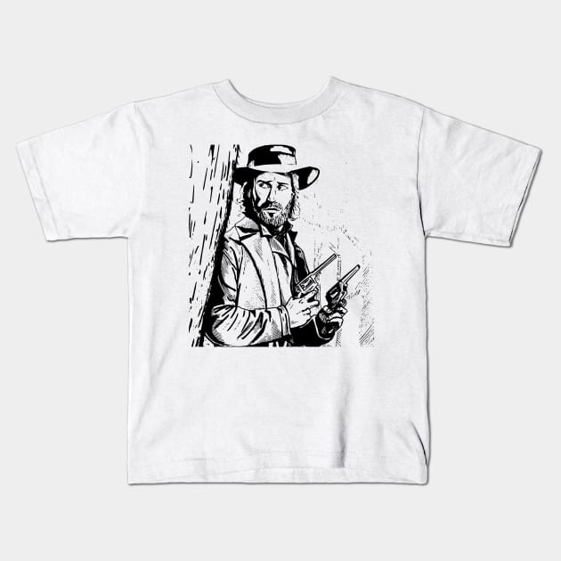 Ben Hall - Outlaw Kids T-Shirt by FieryWolf